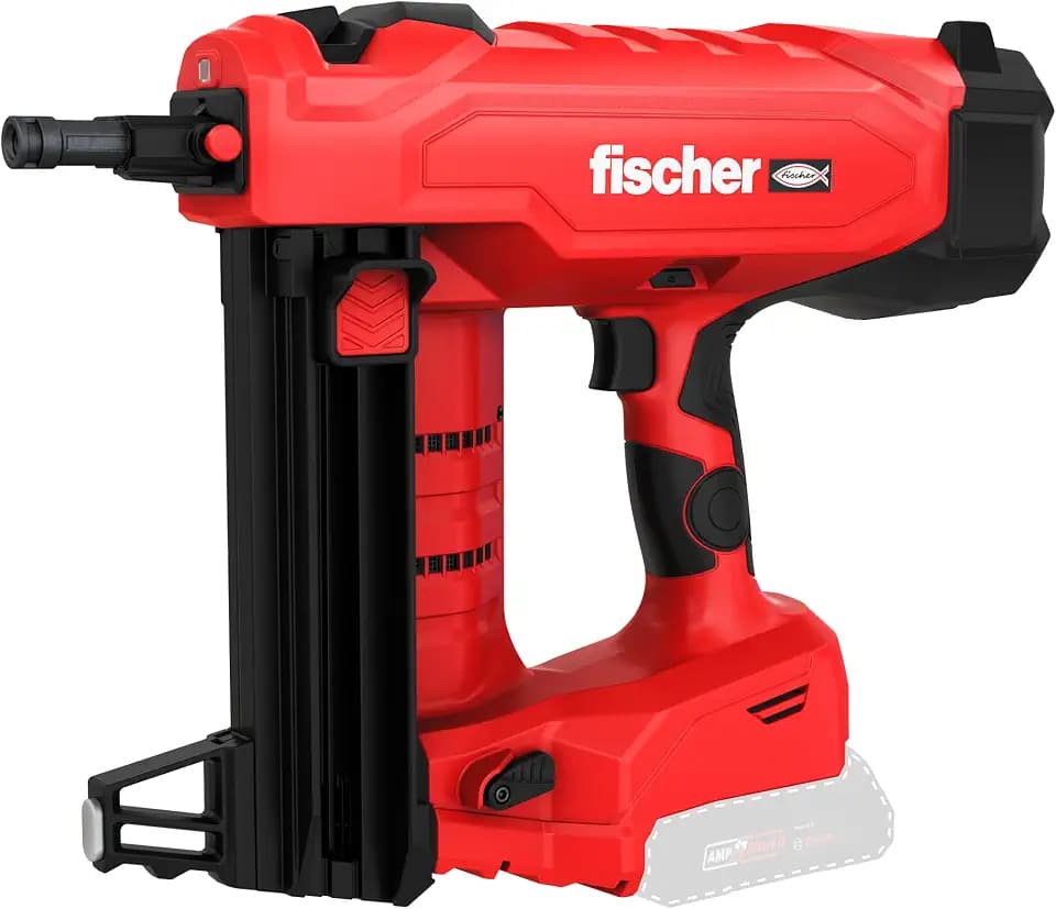 fischer Akku-Beton-Nagler FXC 85 Set, gasfreies Setzgerät, AMPShare Alliance, mit Tiefeneinstellung, für 500 Nägel pro Ladung, ohne Bosch ProCore 18V Akku