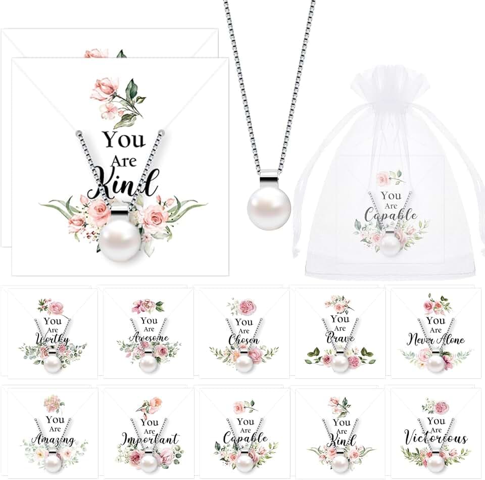 Tondiamo Christian Pearl Necklace Bulk Gift