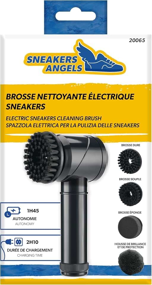 Uni Brosse Électrique Sneaker, Schwarz