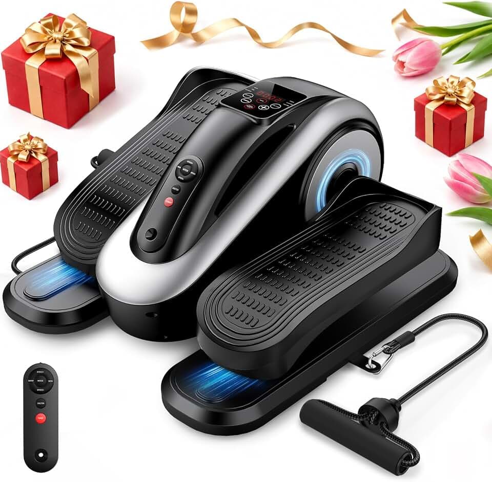 Under Desk Elliptical Machine While Sitting for Seniors