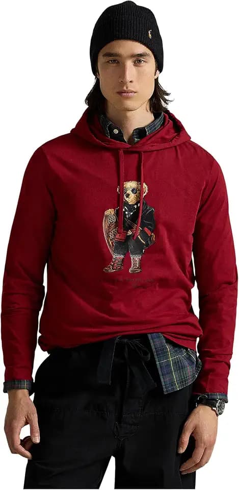 POLO RALPH LAUREN Polo Bear Jersey Hooded T-Shirt