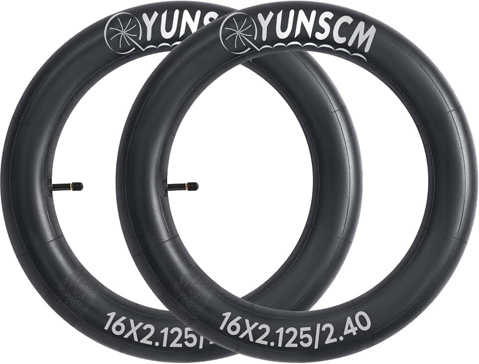 2-PCS 16" Bike Tubes 16x2.125/2.40(52/62-305) AV32MM Bicycle Tubes