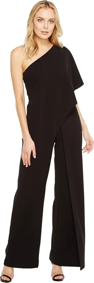 Adrianna Papell Women's One Shoulder Jumpsuit