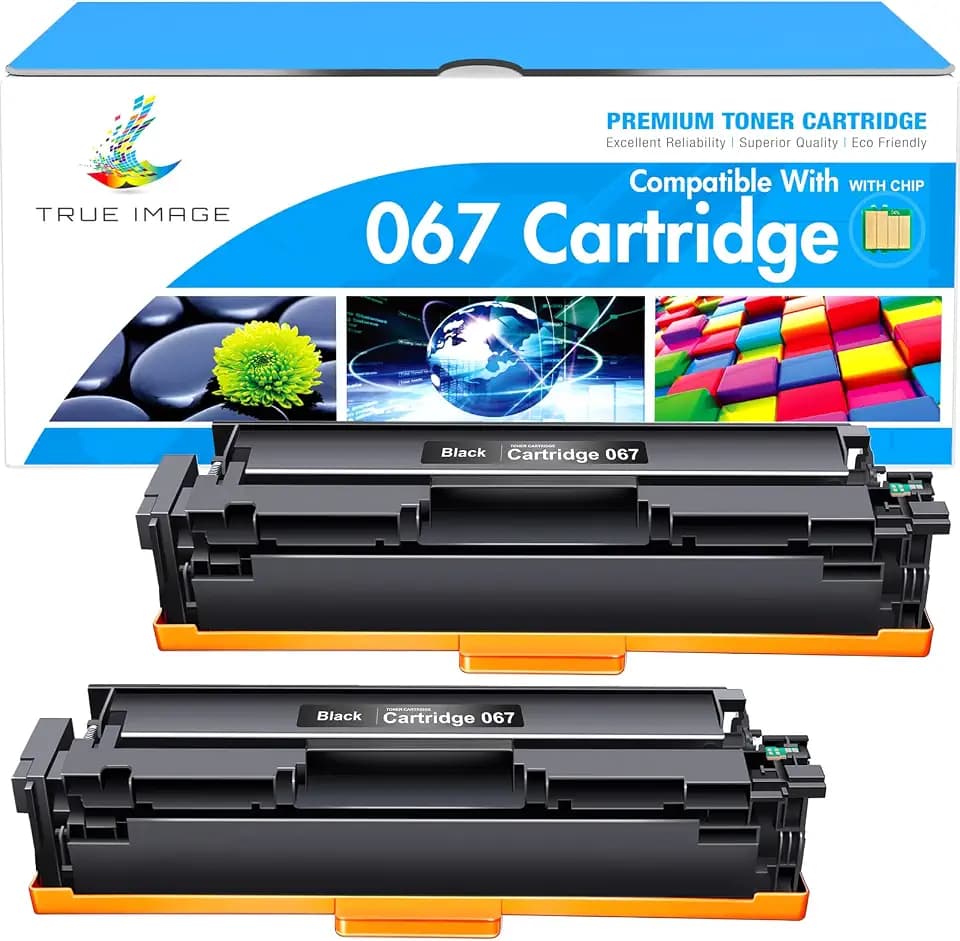 067 067H Black Toner Cartridge 2 Pack for Canon MF654CDW MF656CDW LBP632CDW