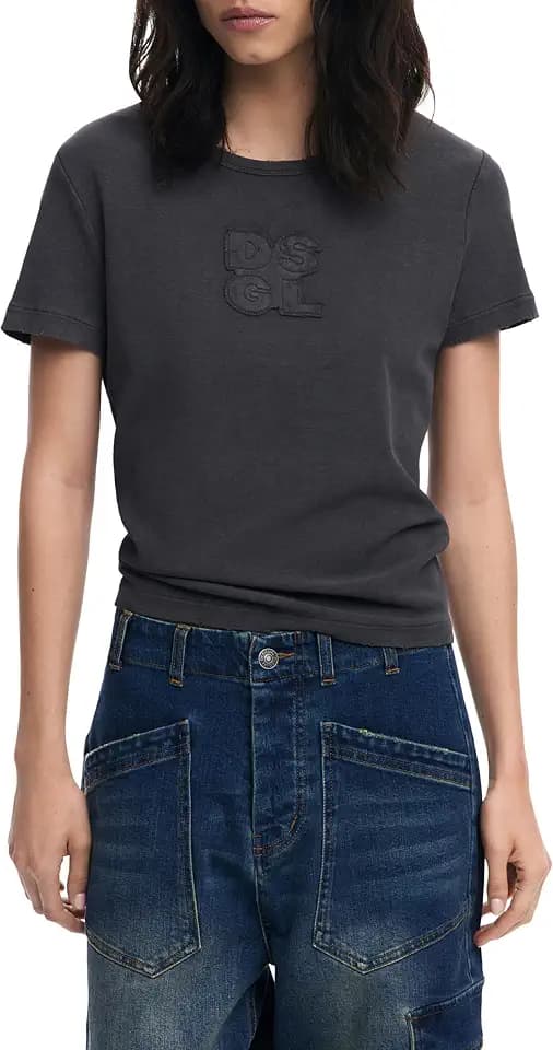 Desigual Damen 25wwtk46 Bluse
