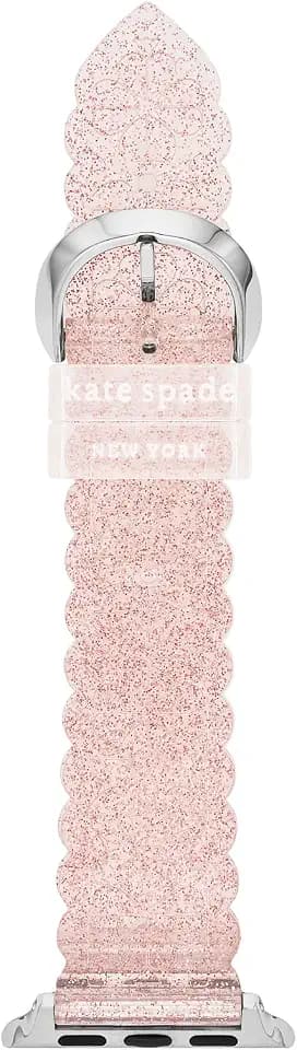 kate spade new york Designer Interchangeable Leather or Nylon Band Compatible with Your 38/40/41mm and/or 42/44/45/49mm Apple Watch Series 9/8/7/6/5/4/3/2/1/SE and/or Ultra Series 1-2