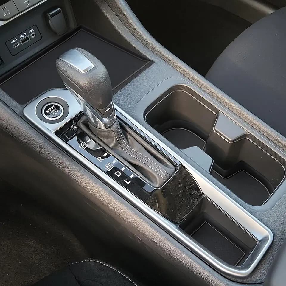 Auovo Cup Holder Inserts Coaster Compatible with Nissan Sentra Accessories 2025 2020 2021 2022 2023 2024 Silicone Cup Mat Pad Car Interior Decoration (4-pcs kit, Black)