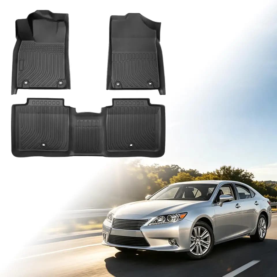 Floor Mats for Lexus ES 350 & ES 300H 2013-2018, Front & Rear Row Mats