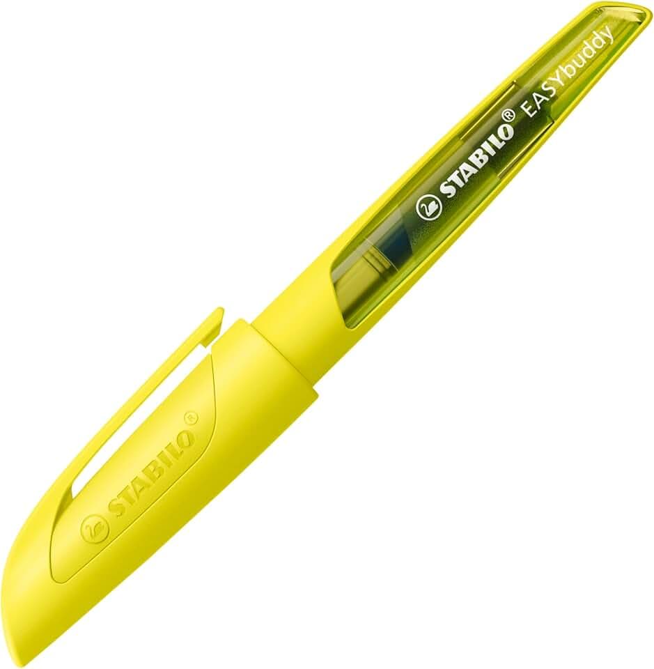STABILO - Schulfüller mit Anfänger-Feder A - EASYbuddy NEON