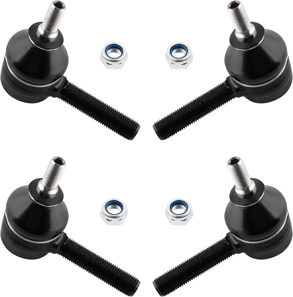BOXI (Set of 4) Front Left & Right Inner & Outer Tie Rod End Links Fit for BMW 5 6 7 8 Series 524TD 525i 528e 530i 535i 635CSI 735i 740i 740iL 735iL 750iL 840Ci 850Ci M5 M6 1982-1997 | ES2763 ES2764