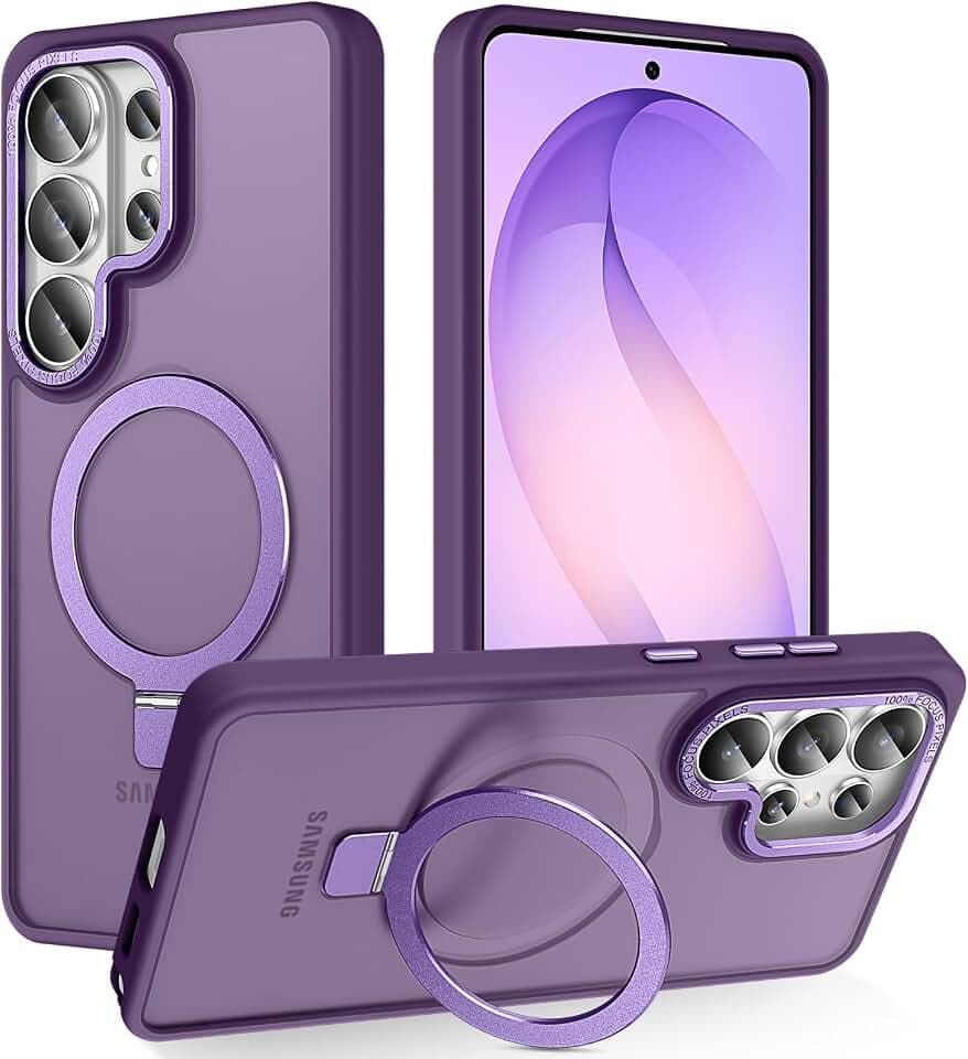 STERKER Designed for Samsung Galaxy S26 Ultra Case Ring Stand, Purple