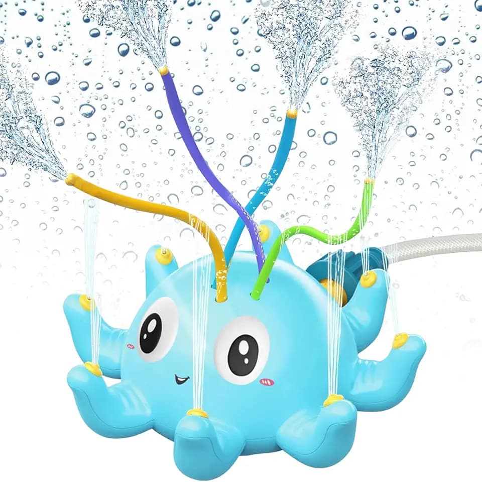 Wasserspielzeug Kinder Outdoor, Wassersprinkler Kinder, Krake Rasensprenger