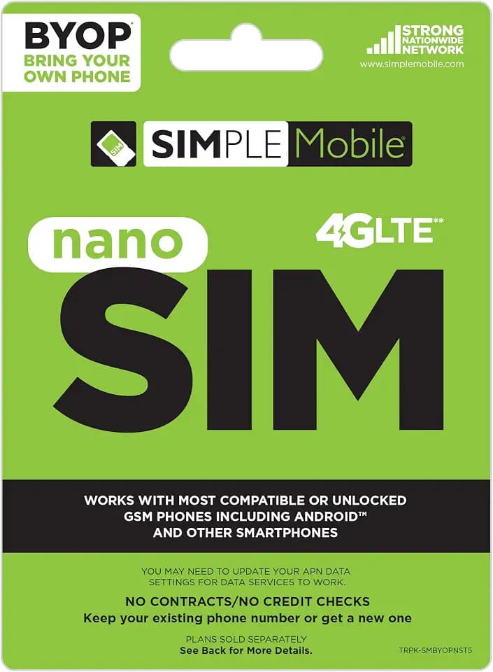 Simple Mobile Nano SIM