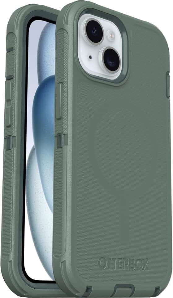 OtterBox Defender MagSafe Hülle für iPhone 17e/16e/15/14/13, Grün