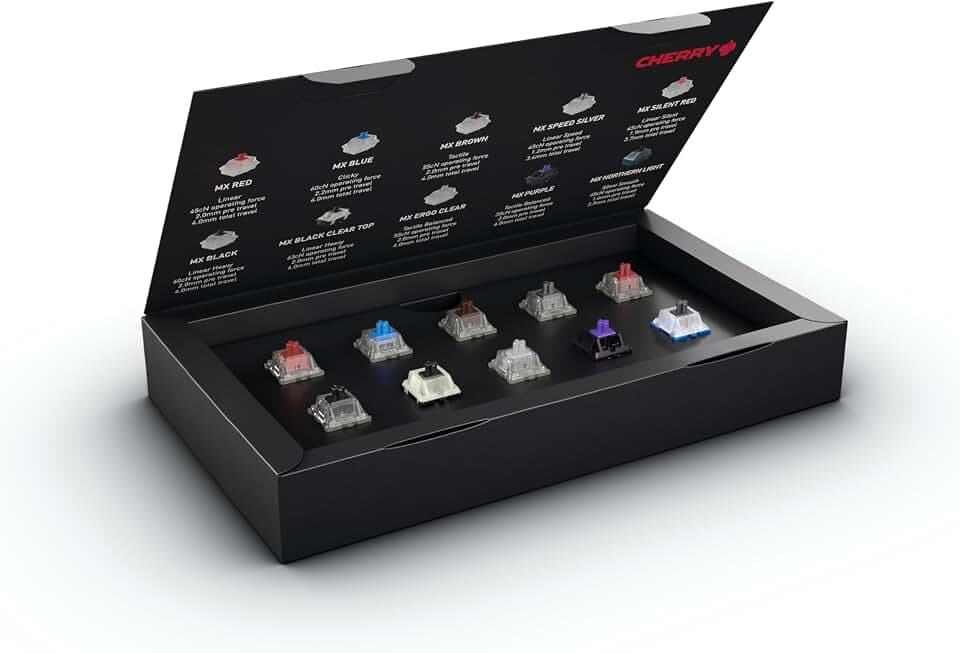 Cherry MX2A Experience Box, 10 Piece Sample Tester