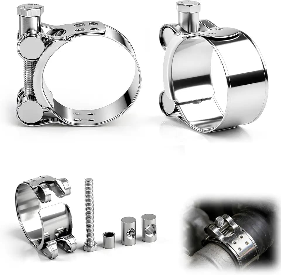 Schlauchschellen 5 Stück Gelenkbolzenschelle 60-63mm Auspuffschelle