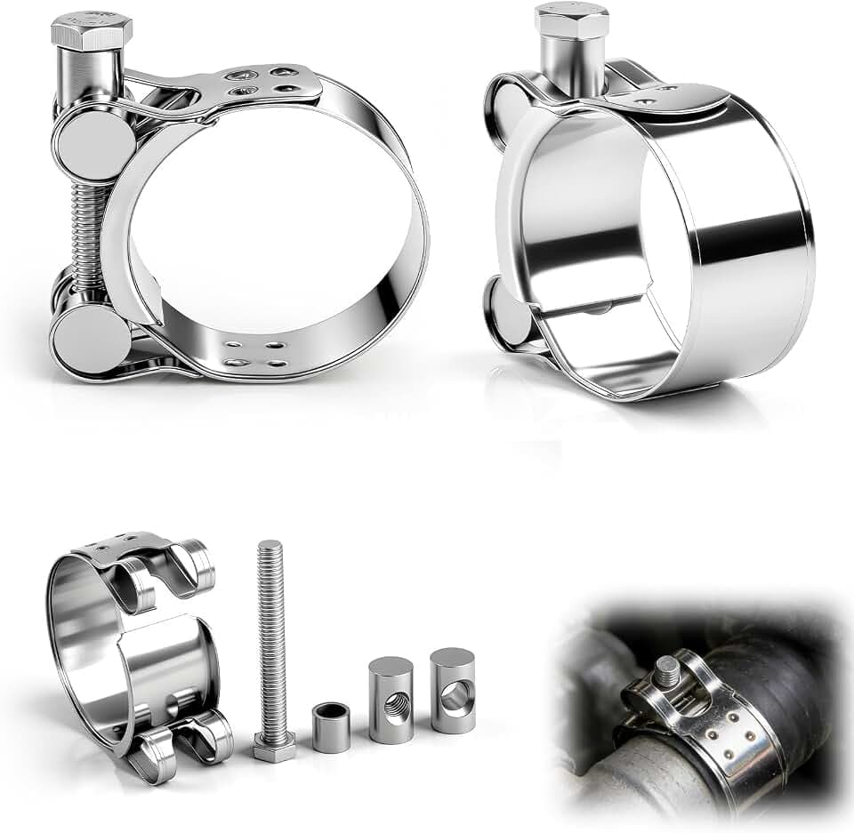Schlauchschellen 5 Stück Gelenkbolzenschelle 56-59mm Auspuffschelle