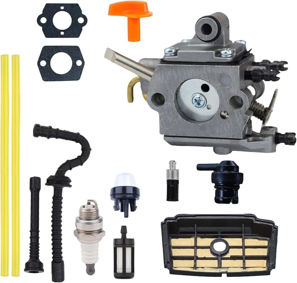 MS192 Carburetor Air Filter Tune Up Kit for Stihl MS192 MS192T MS192TC Chainsaw # 1137-120-0650 Replace Zama C1Q-S258