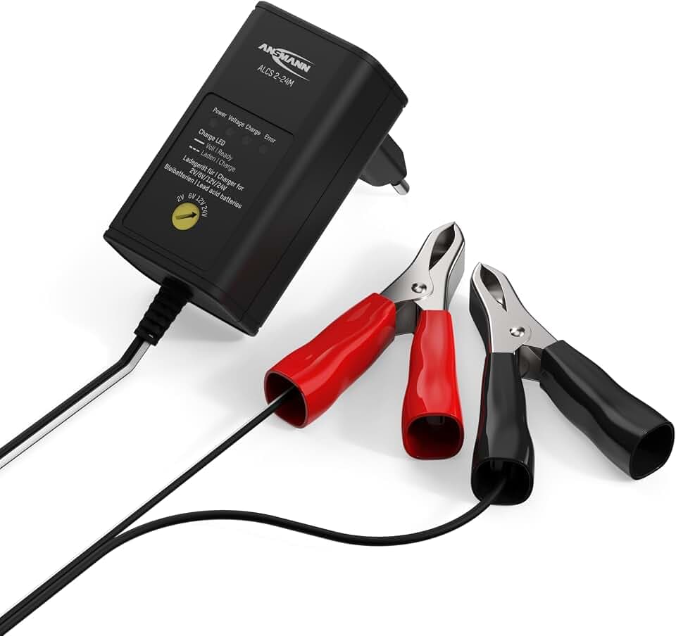 ANSMANN Batterie Ladegerät 2V/6V/12V - Bleiakku Erhaltungsladegerät