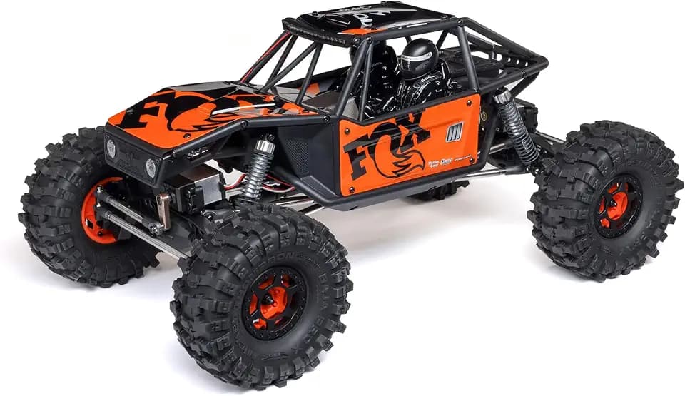 Axial RC Crawler 1/10 UTB10 Capra 1.9 4WS 4X4 RTR Brushed Rock Crawler, Orange, AXI-1543T1