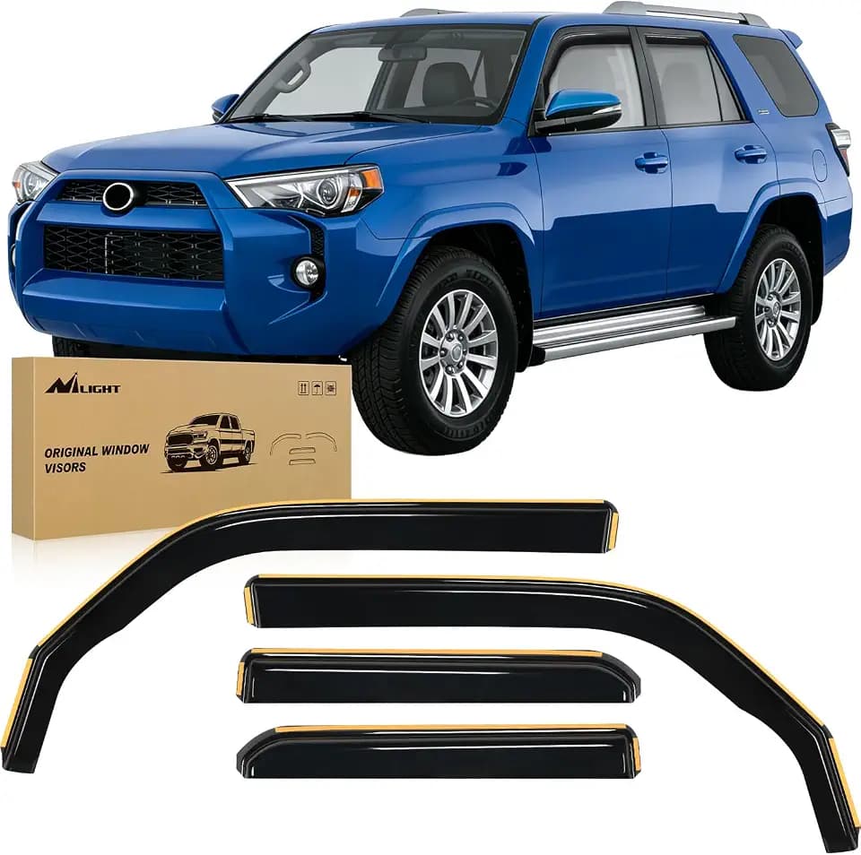 Nilight in-Channel Window Visors for Toyota 4Runner 2010-2024, 4PCS