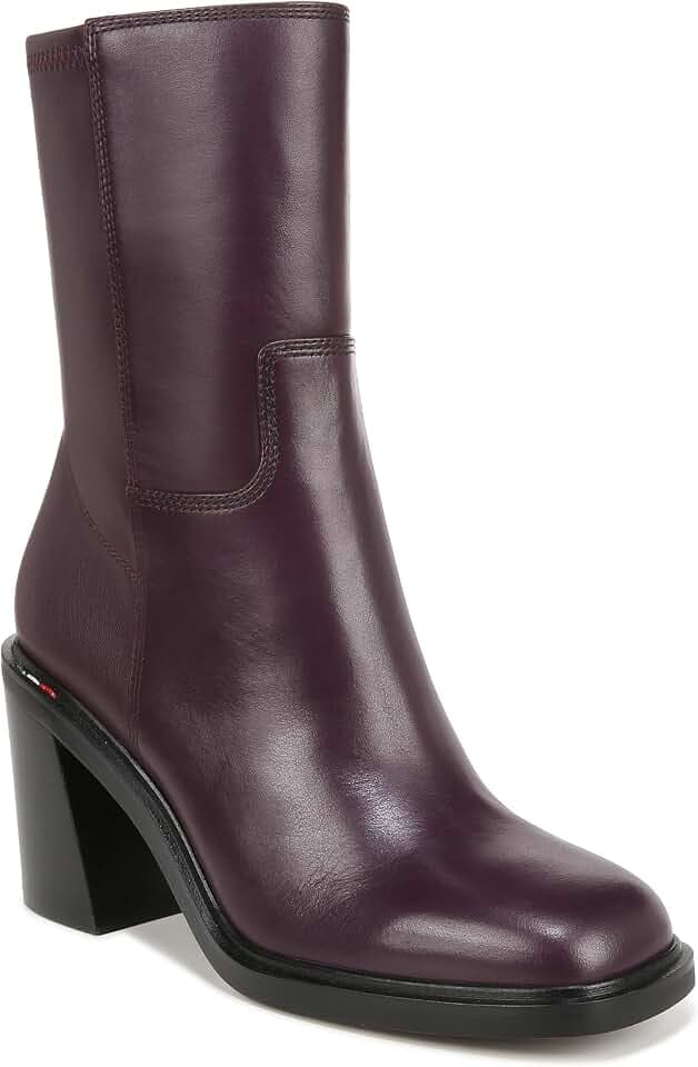 Franco Sarto Women's Penelope Mid Calf Chunky Heel Bootie