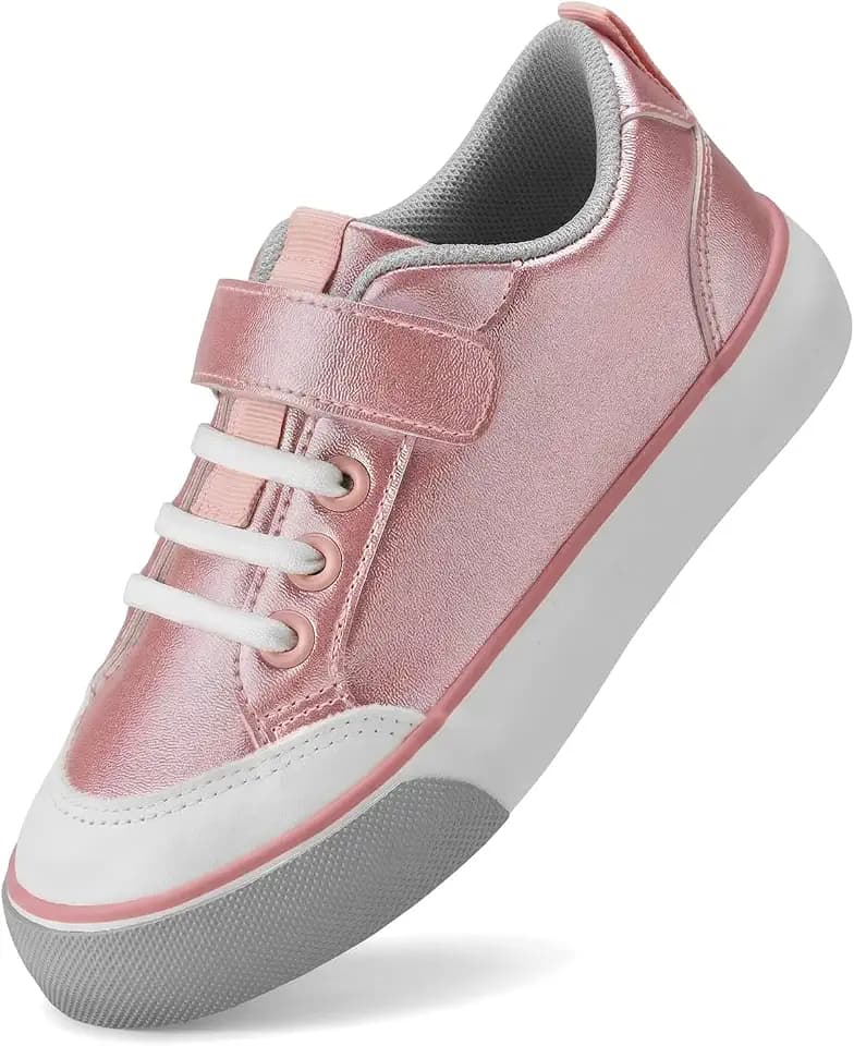GINNI Toddler Boys Girls Sneakers Casual Slip On School Canvas Shoes