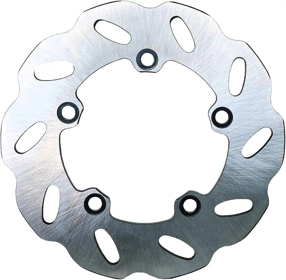 220mm Motorcycle Rear Brake Rotor Disc Compatible with Yamaha YZF R1 2004-2022 / YZF R6 2003-2022/ YZF R1M 2015-2020 / MT10 FZ10 ABS 2016-2020 / MT-10 SP 2017-2018