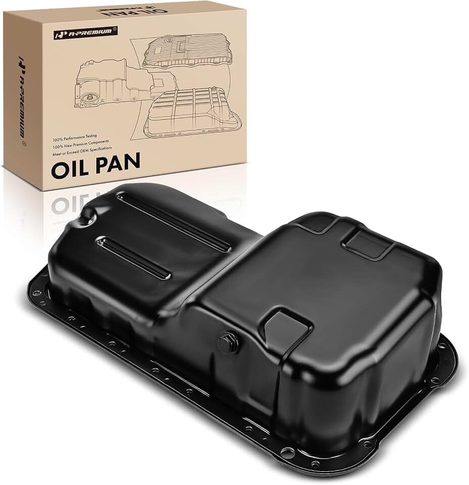 A-Premium Engine Oil Pan Sump with Drain Plug