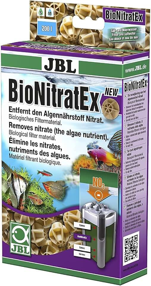 JBL BioNitratEx 62536, Filterbälle zur effektiven Entfernung von Nitrat aus Aquarienwasser, 100 Stück (1er Pack)
