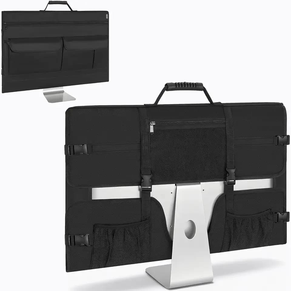 Monitor Carrying Case for 27'' LCD Screens Compatible with iMac 27