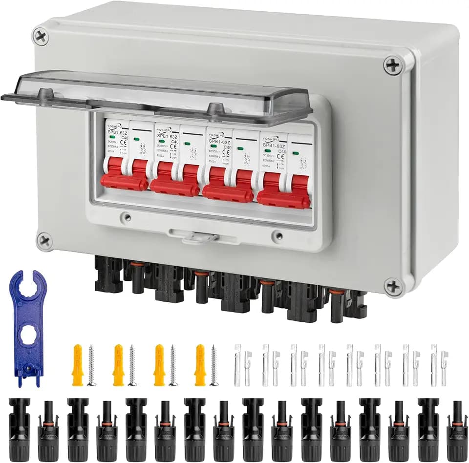 Überspannungsschutz PV, DC Trennschalter Pv Anlage DC12v-DC400v 4-String