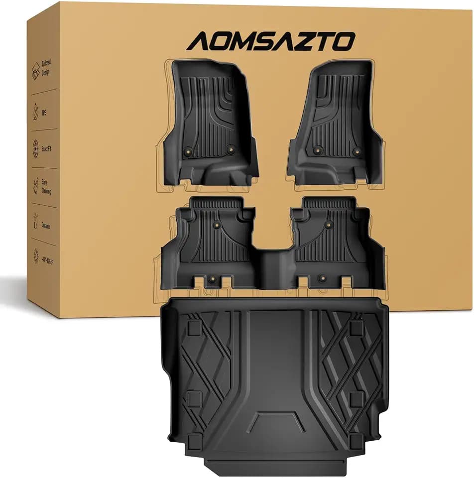 Floor Mats Fit for Jeep Wrangler JL 2018-2026 w/o Subwoofer