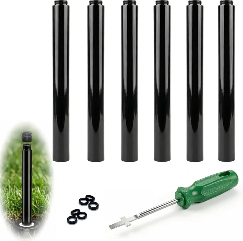 6-Pack 12" Sprinkler Riser Extensions Fit Rain Bird 1800 & Hunter Pro-Spray