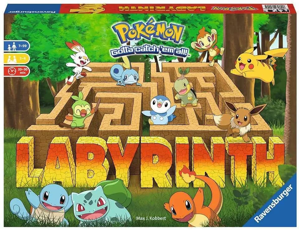 Ravensburger 26949 - Pokémon Labyrinth - Familienspiel für 2-4 Spieler ab 7 Jahren