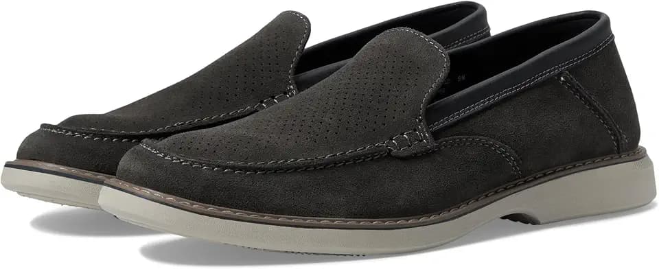 Nunn Bush Otto EZ Moccasin Toe Slip-On Easy On Loafer