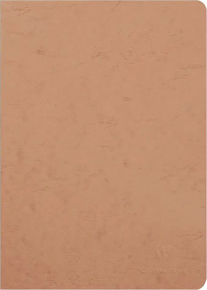 Clairefontaine 733000C Heft AgeBag (DIN A4, 21 x 29,7 cm, blanko, ideal für Ihre Notizen und Zeichnungen, 48 Blatt) 1 Stück braun