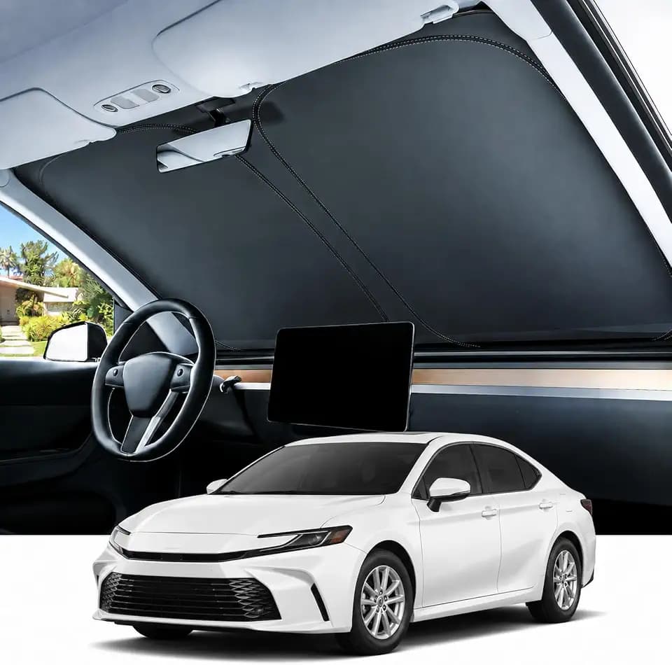REEVAA Car Windshield Sun Shade for Toyota Camry 2026