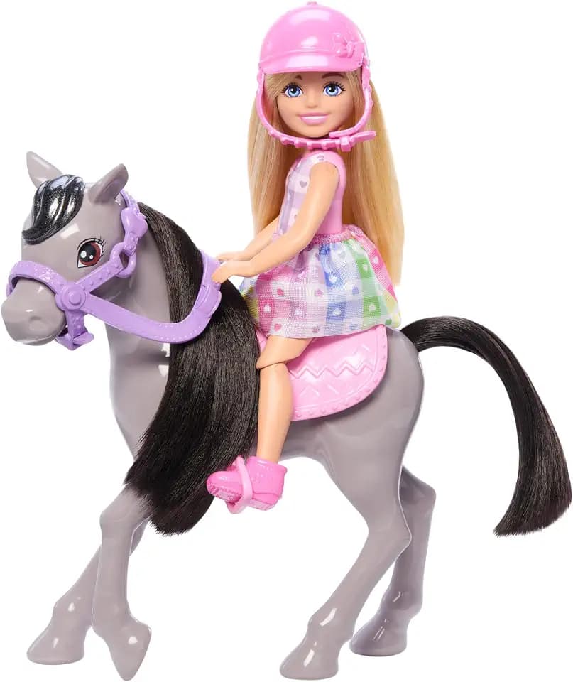 Barbie Club Chelsea Puppe, Pferd und Reitspielset