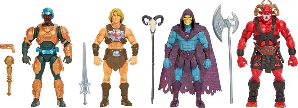 Masters of the Universe Movie He-Man, Skeletor, Man-at-Arms, Goat Man