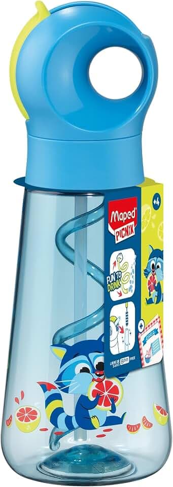 Maped PICNIK Trinkflasche MINIZ Waschbär 500 ml, Blau