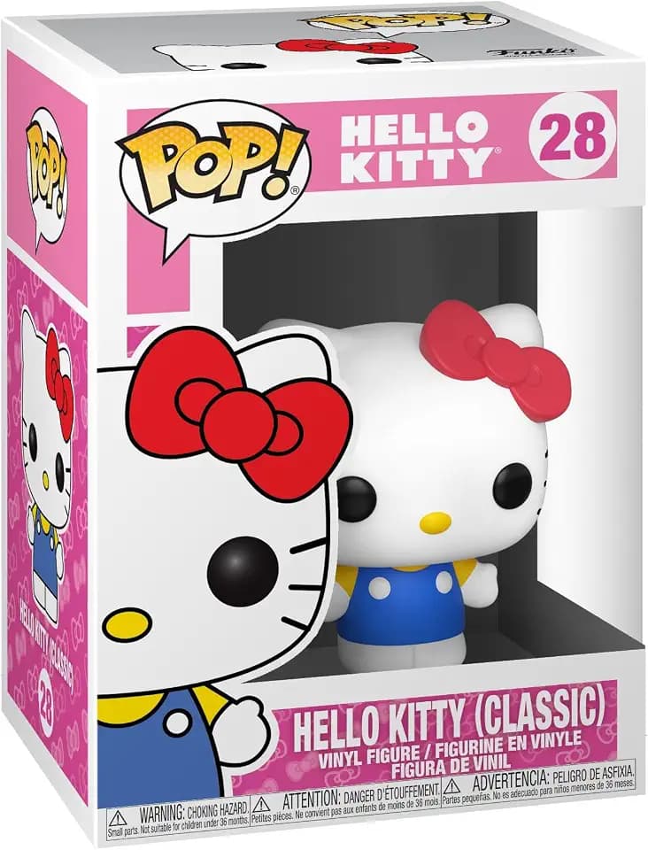 Funko POP! Sanrio: Hello Kitty - Kitty White - Yellow & Blue Overalls