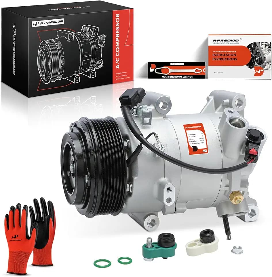 A-Premium Air Conditioner AC Compressor with Clutch