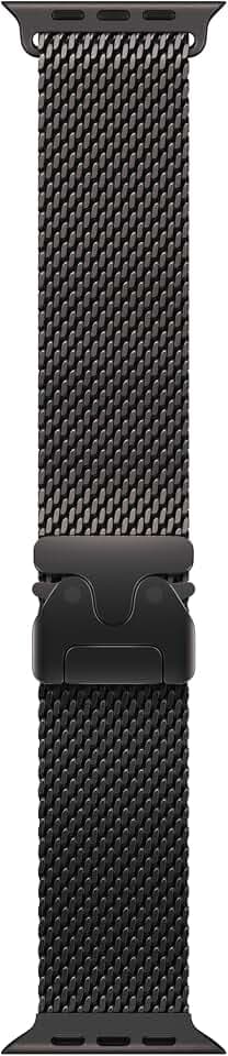 Apple Watch Band - Milanaise Armband - 49 mm - Schwarz - Small