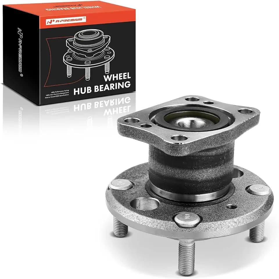 A-Premium Rear Wheel Bearing and Hub Assembly with 4-Lug