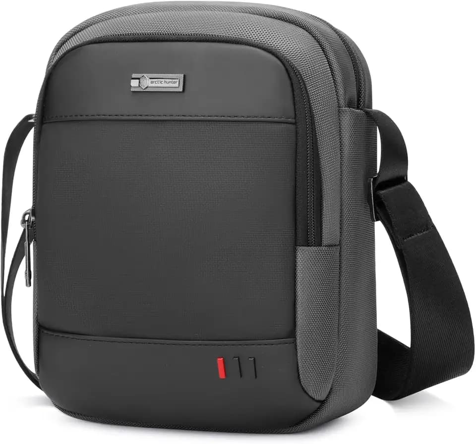 BAIGIO Herrentasche Umhängetasche Klein für Tablet/iPad 8 Zoll, Herren Schultertasche Männer Tasche Crossbody Bag Reise mit Viele Fach für Sport Reisen Arbeit