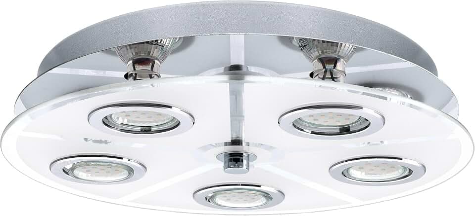 EGLO LED Deckenlampe Cabo,5 flammige Deckenleuchte