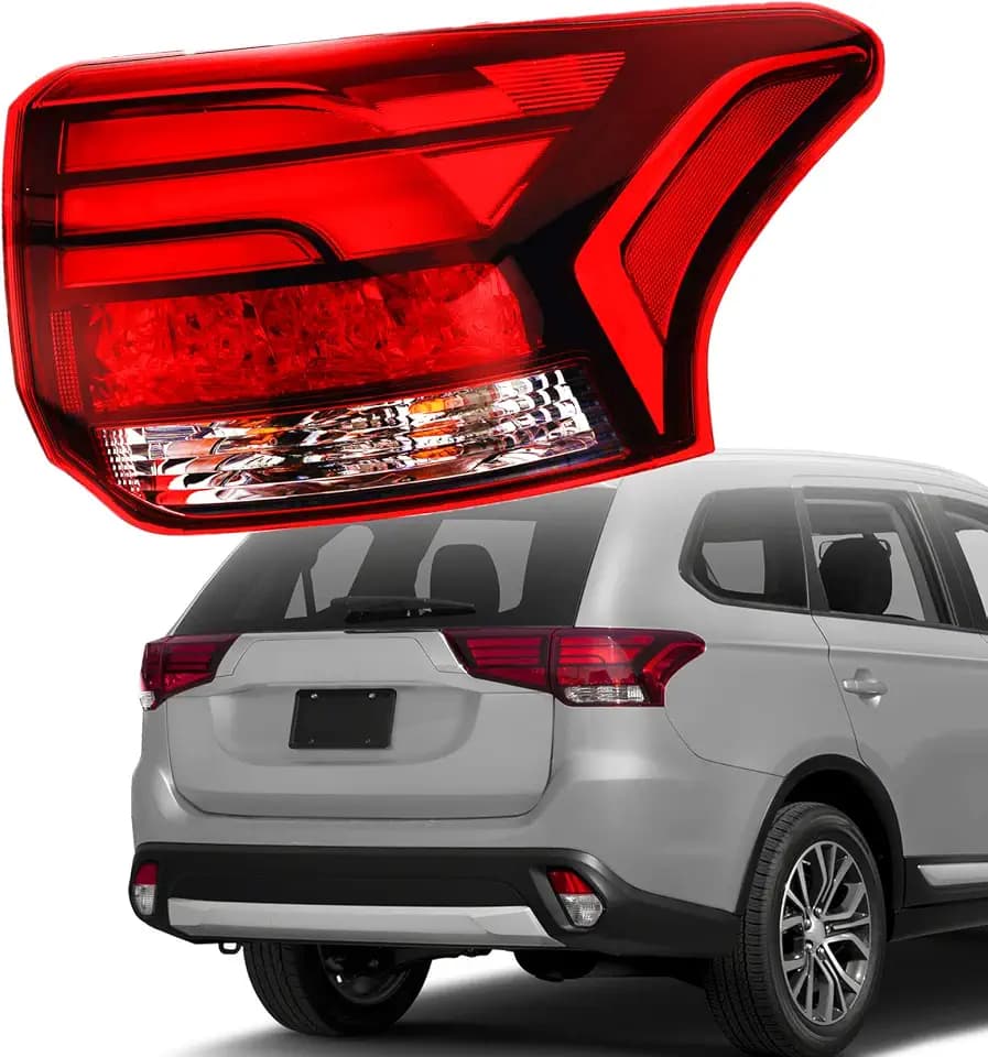 munirater 1-Pack Rear Right Tail Light Brake Lamp Assembly Replacement for Outlander 2016-2020 Outer Passenger Side