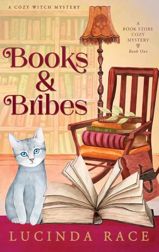 Books & Bribes Hardcover: A Paranormal Witch Cozy Mystery (A Bookstore Cozy Mystery, Band 1)