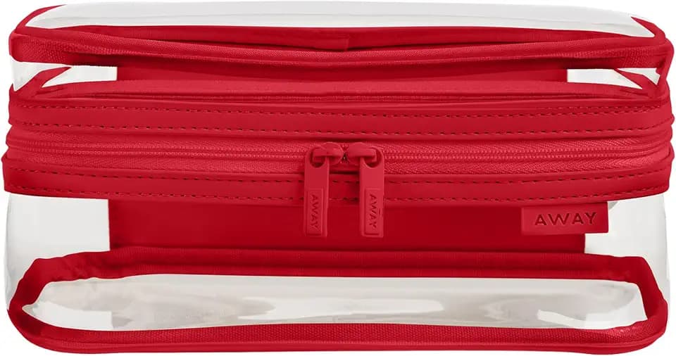 Away Clear Toiletry Bag, Water-Repellent, TSA Approved Travel Organizer